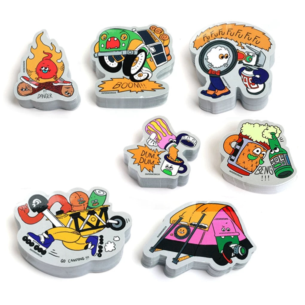PAPERWORKS® GO CAMPING STICKERS