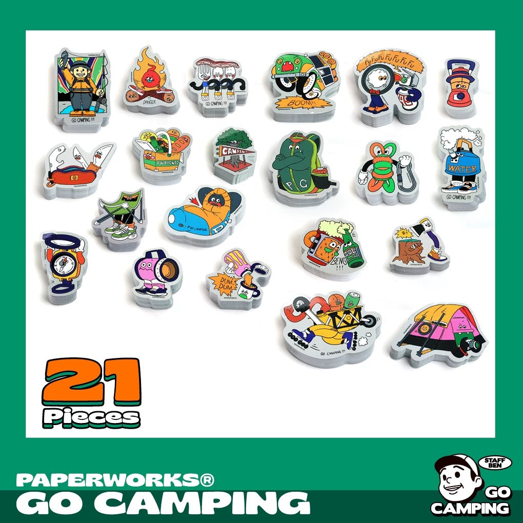 PAPERWORKS® GO CAMPING STICKERS
