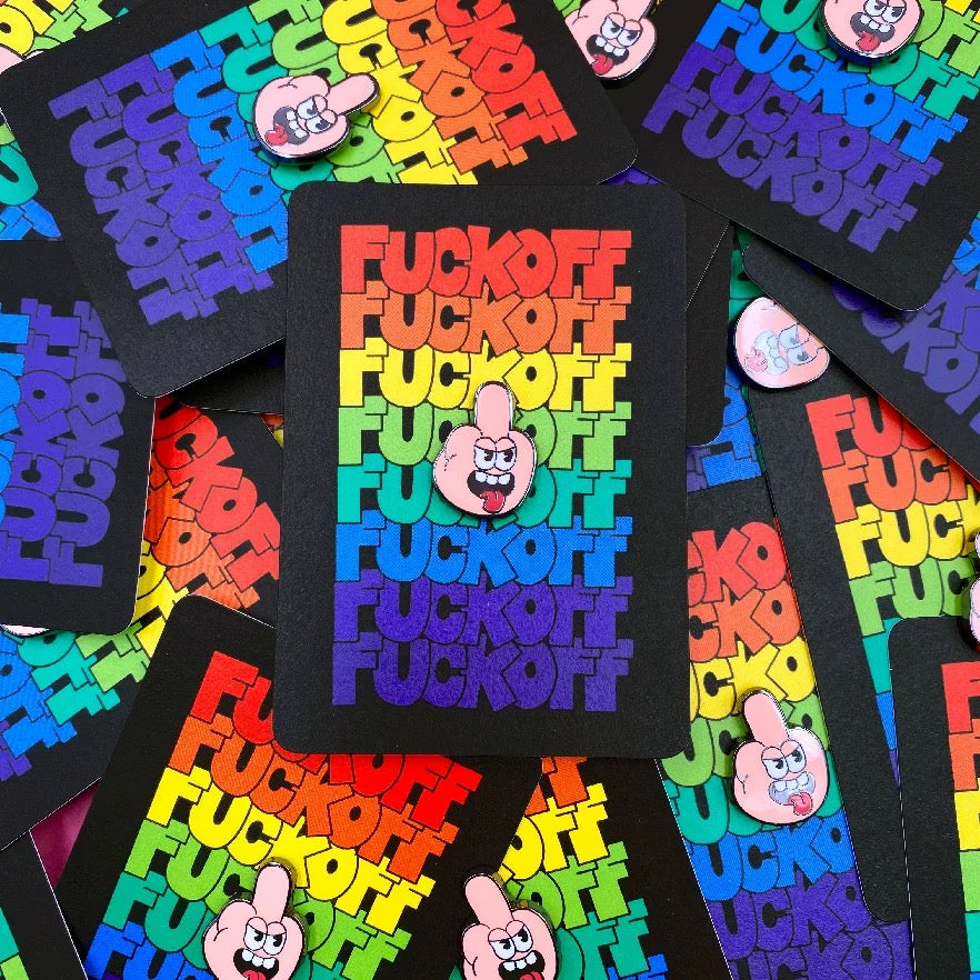THUNDER MART® "FINGER" BADGE