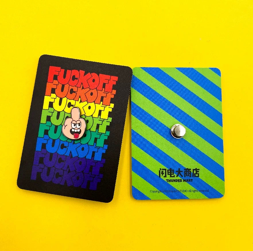 THUNDER MART® "FINGER" BADGE