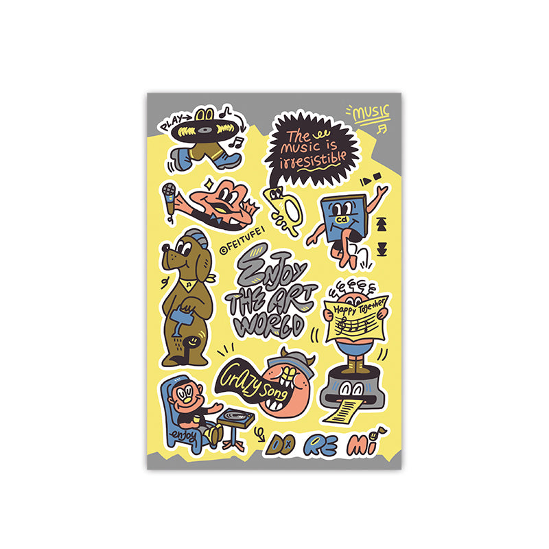 FEITUFEI® ENJOY THE ART WORLD STICKER