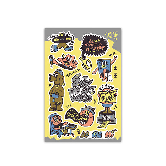 FEITUFEI® ENJOY THE ART WORLD STICKER