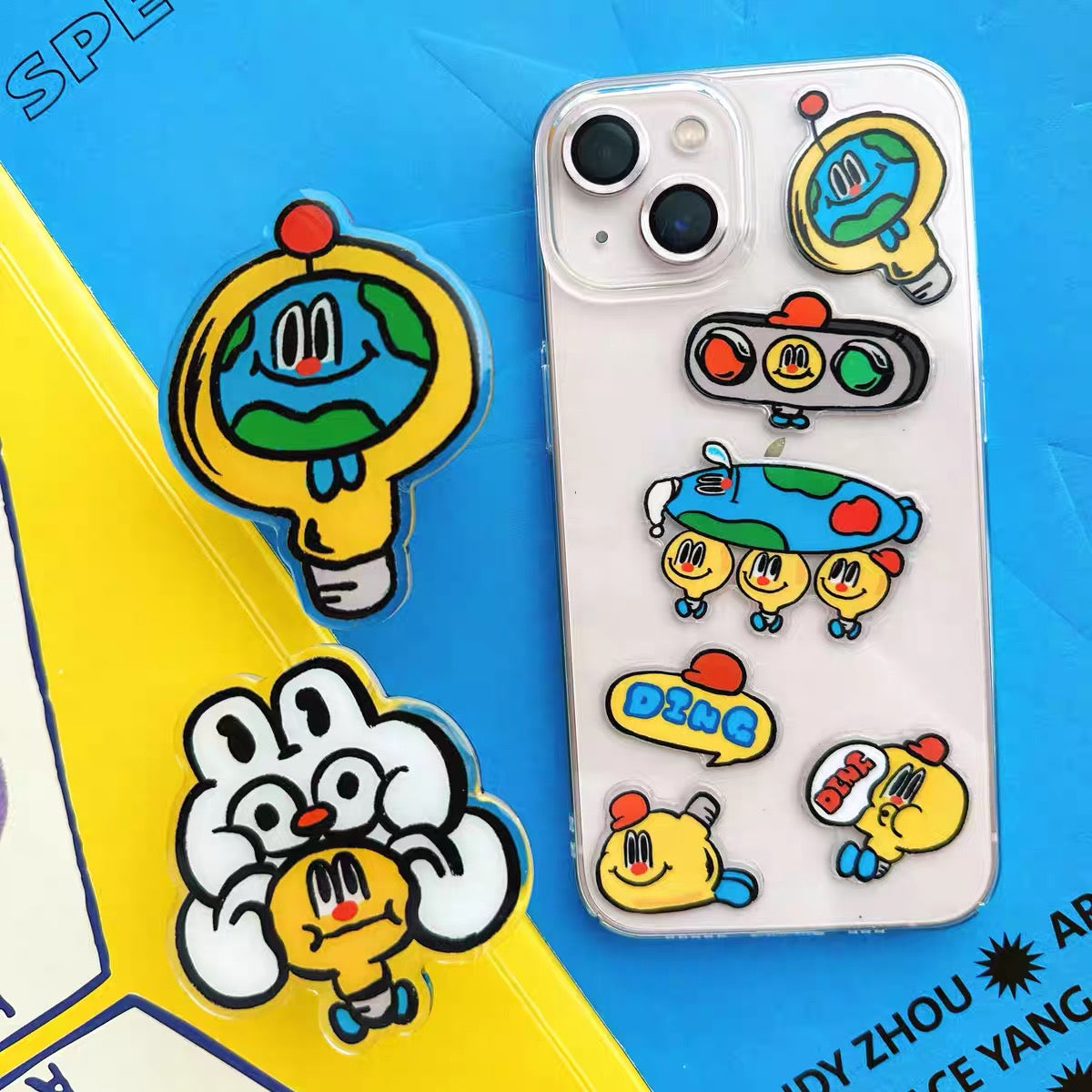 DUSTWO® LIGHT BULB BUBBLE STICKERS