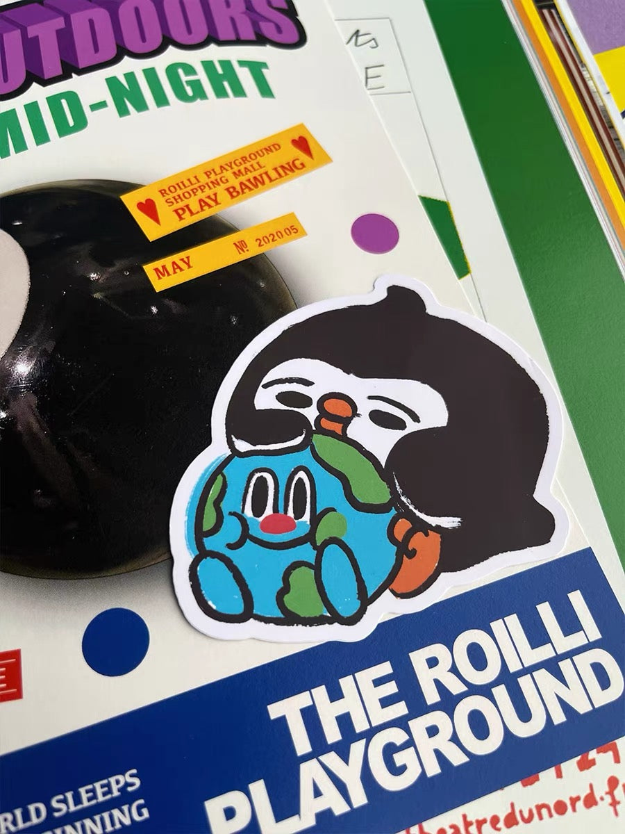 DUSTWO® EARTH LARGE STICKER SET