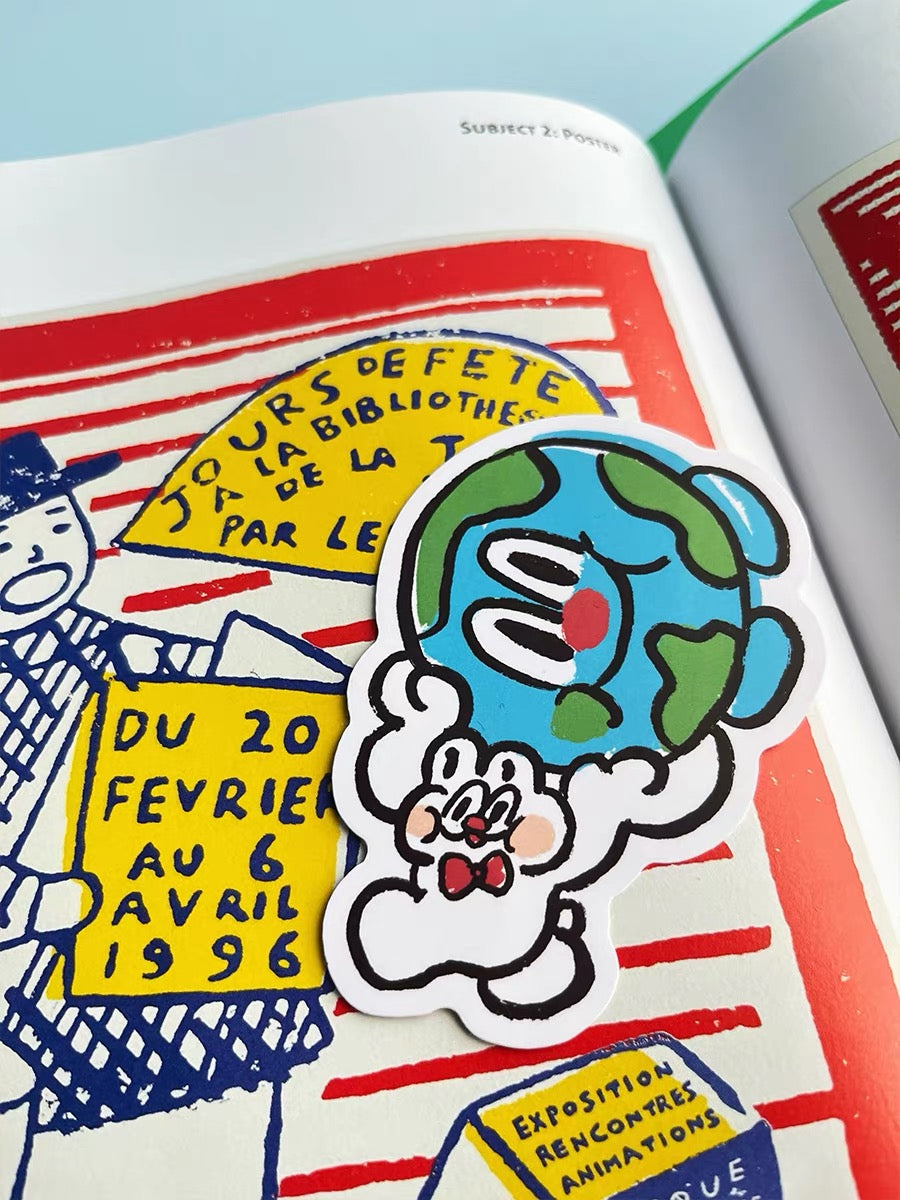 DUSTWO® EARTH LARGE STICKER SET