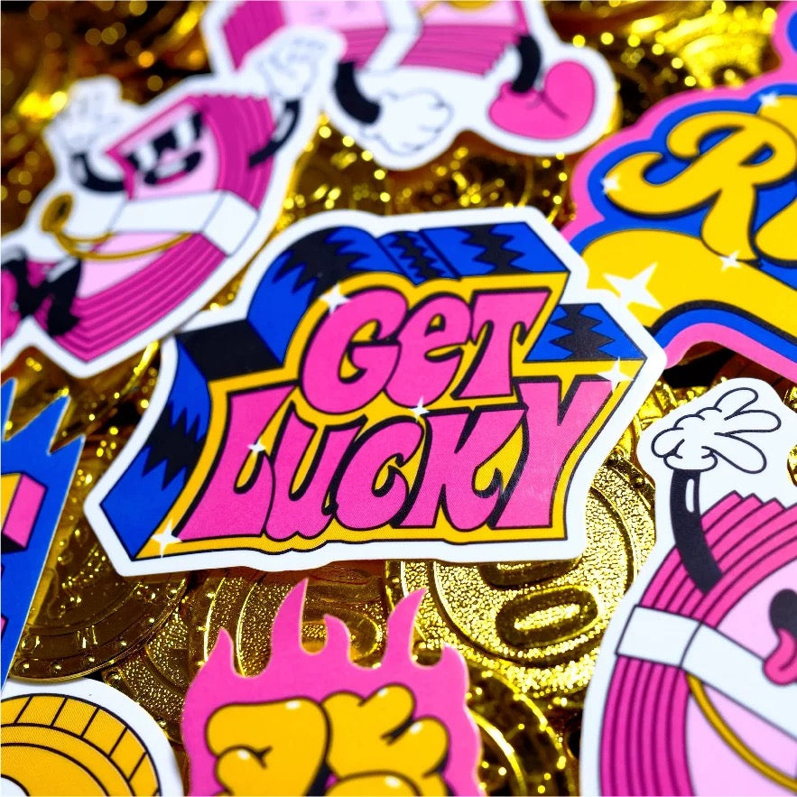 THUNDER MART® "GET RICH" STICKERS