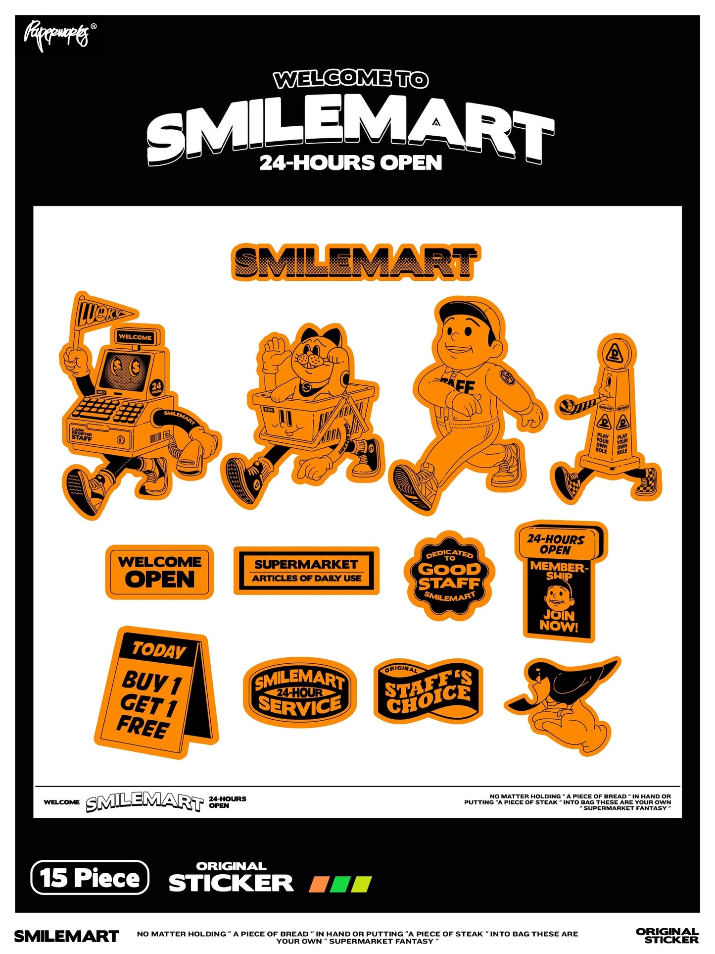 PAPERWORKS® SMILEMART STICKERS