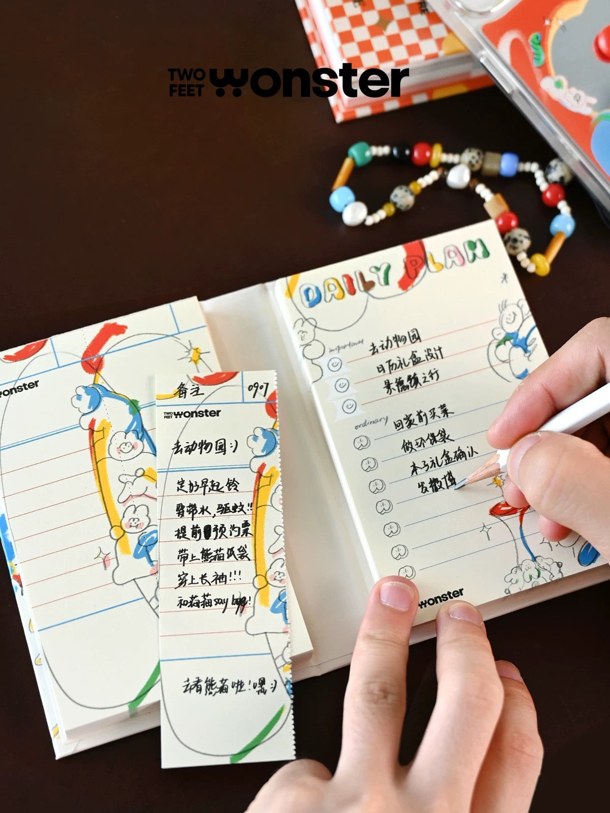 Two Feet Monster® Pocket Planner Pad