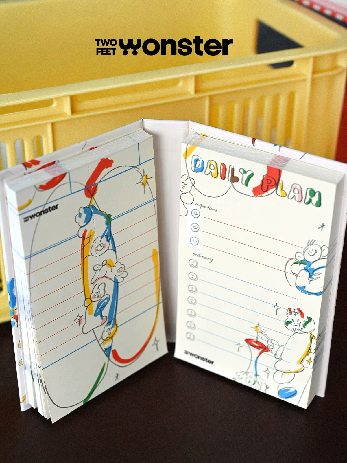Two Feet Monster® Pocket Planner Pad