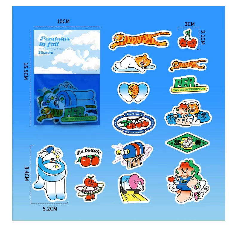 Two Feet Monster® PENDULAR STICKERS