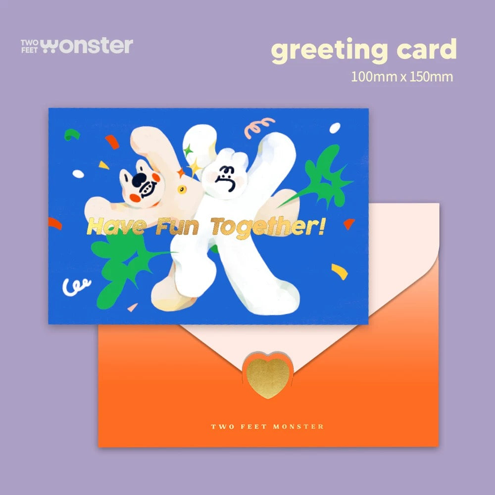 Two Feet Monster® GREETING CARDS