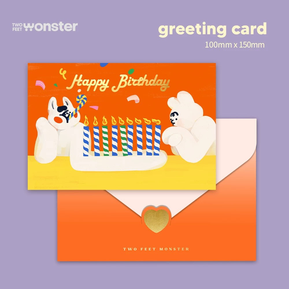 Two Feet Monster® GREETING CARDS