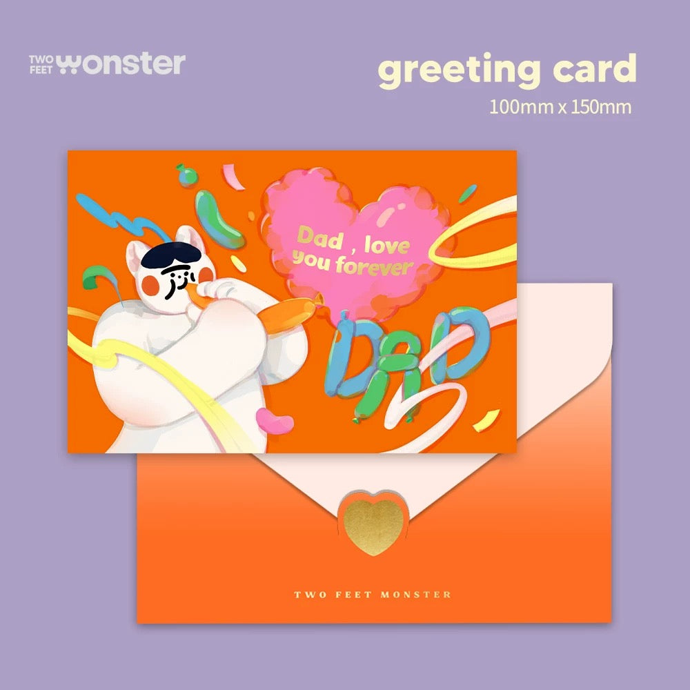 Two Feet Monster® GREETING CARDS