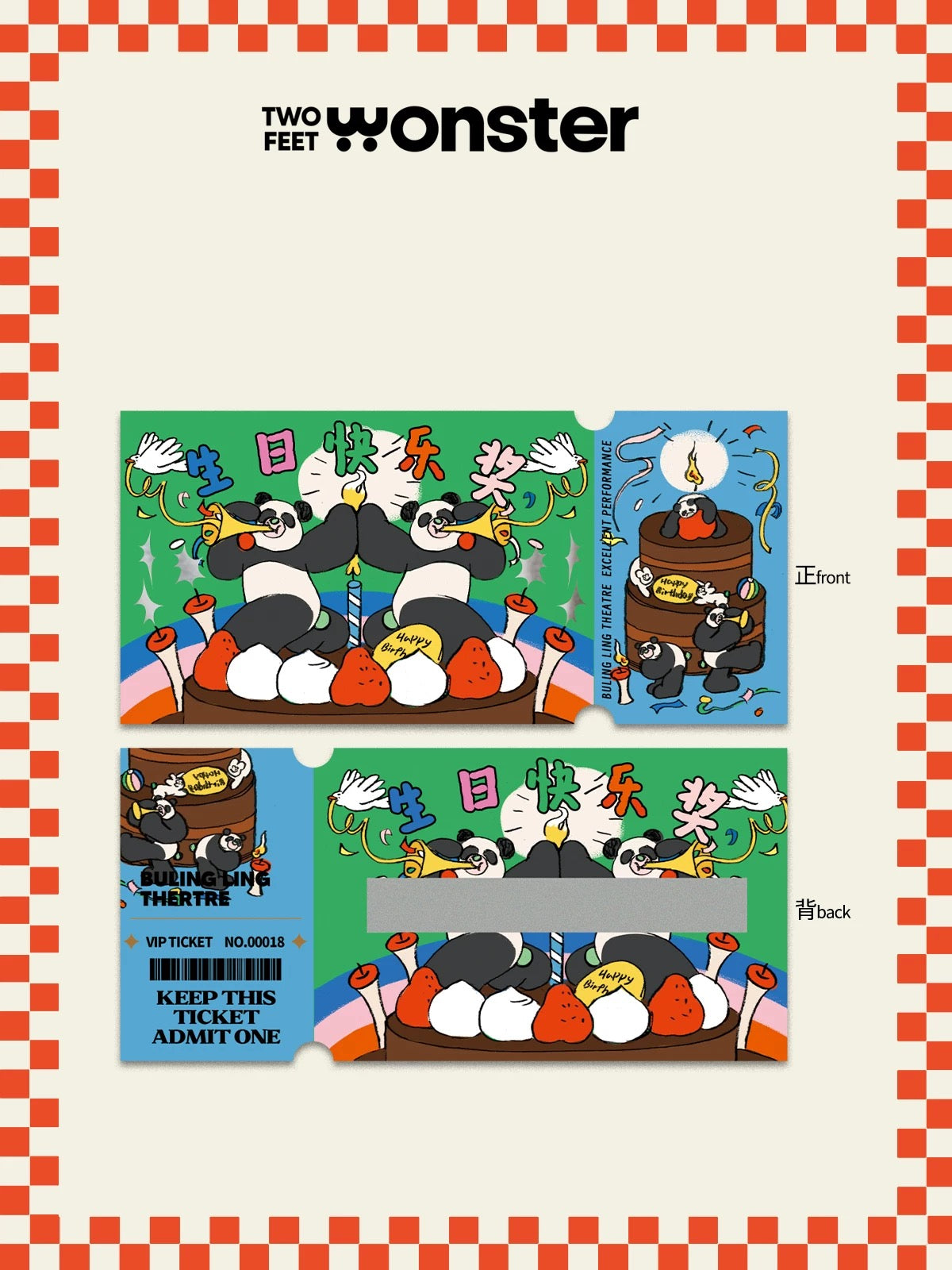 Two Feet Monster® DIY SCRATCH CARD