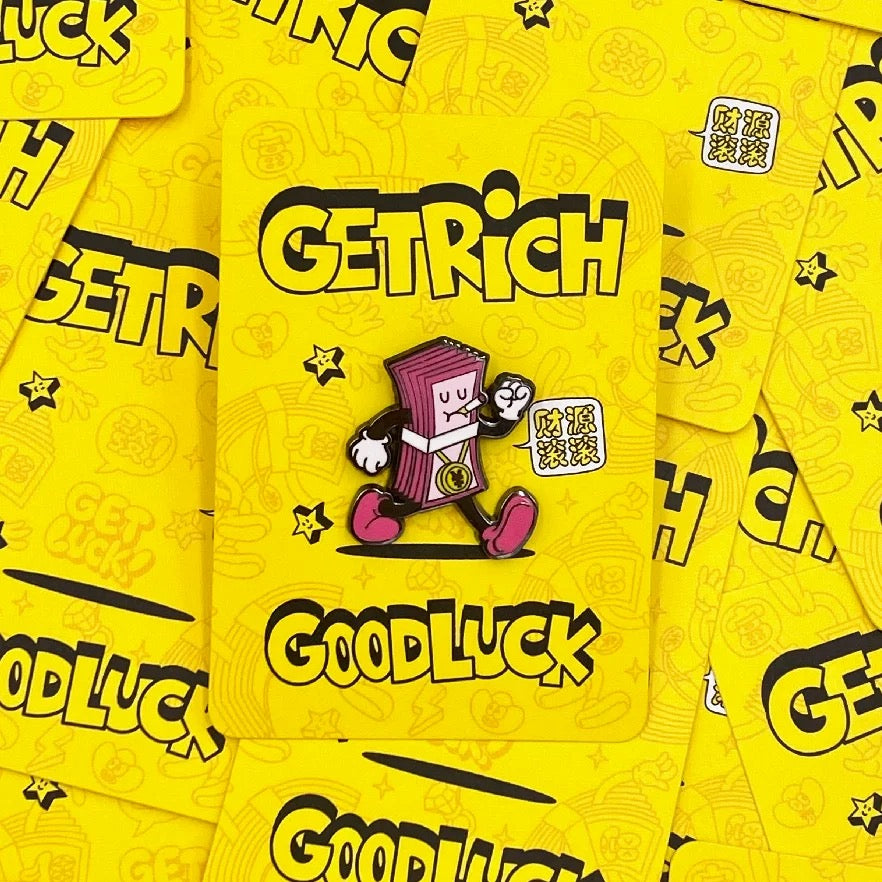 THUNDER MART® "GET RICH" BADGE