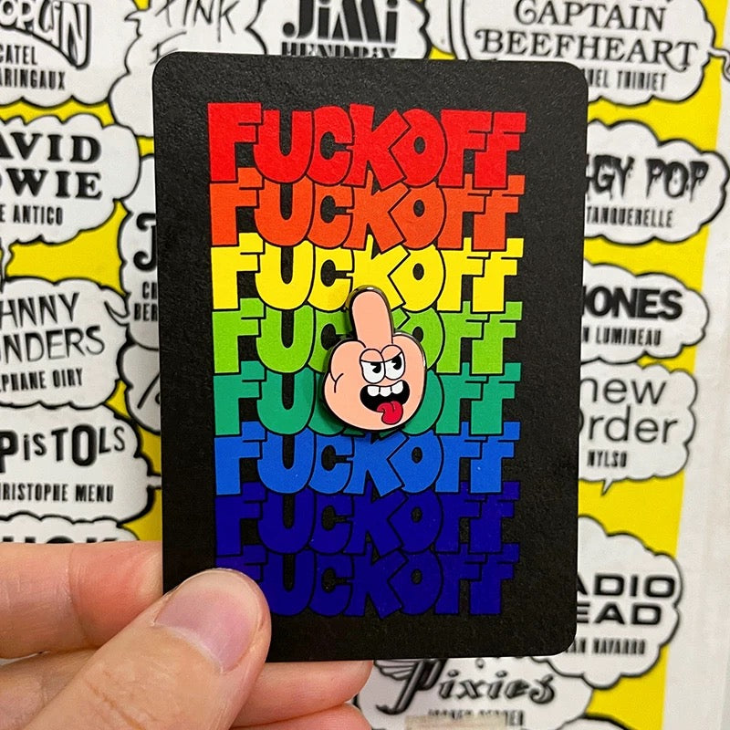 THUNDER MART® "FINGER" BADGE
