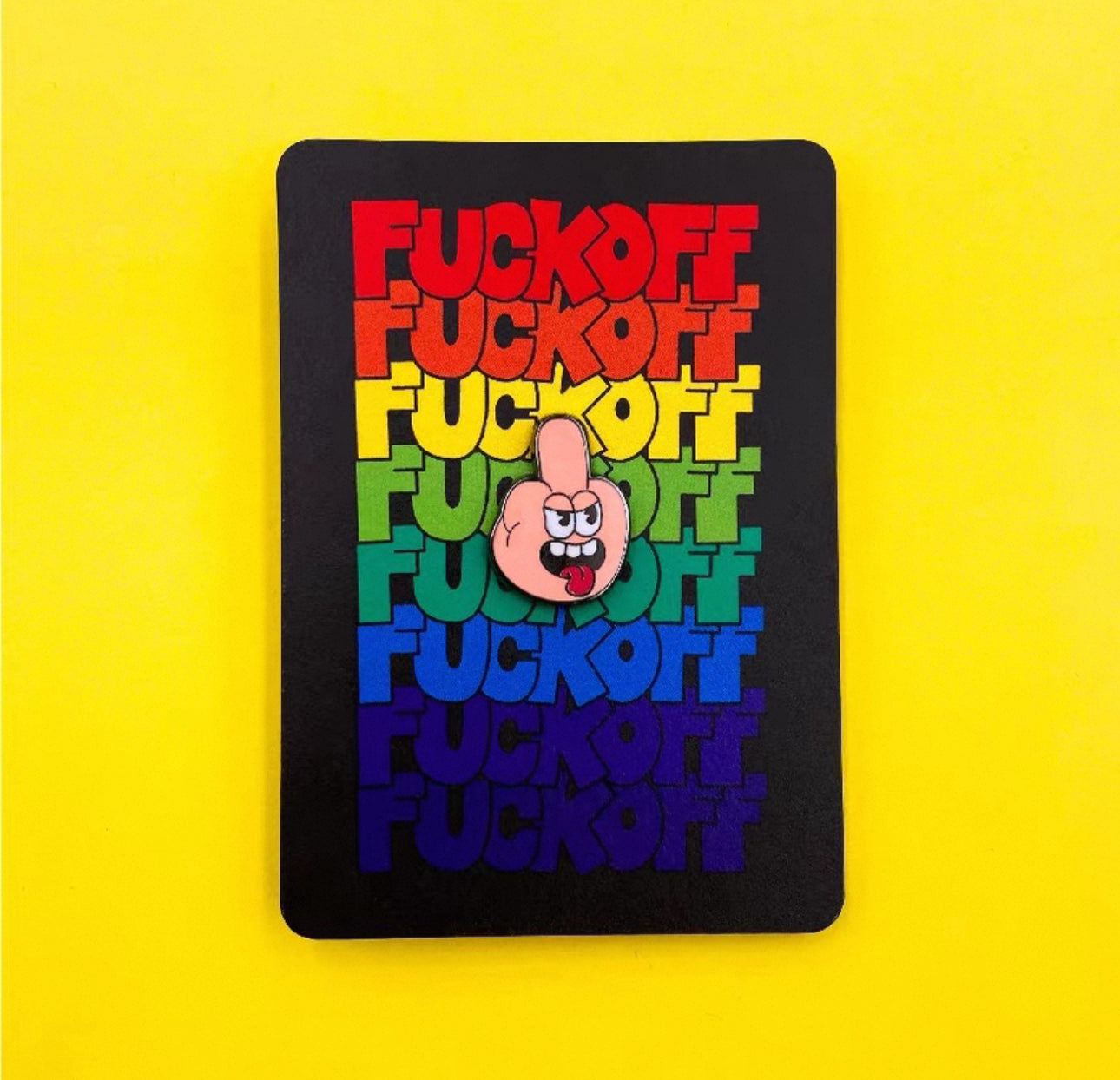 THUNDER MART® "FINGER" BADGE