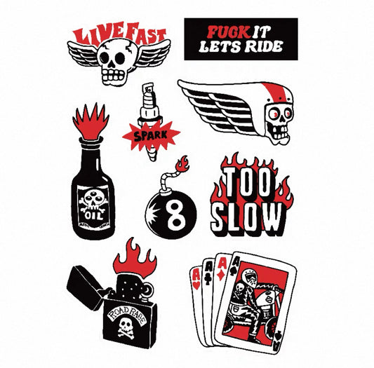 THUNDER MART® "RIDE" STICKERS