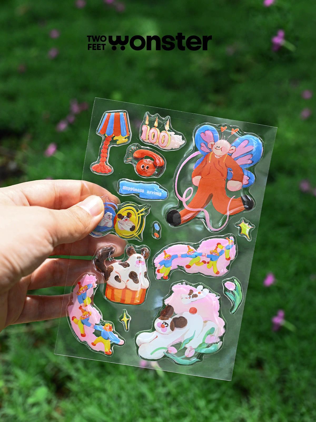 Two Feet Monster® "101 Pleasure" 3D STICKERS