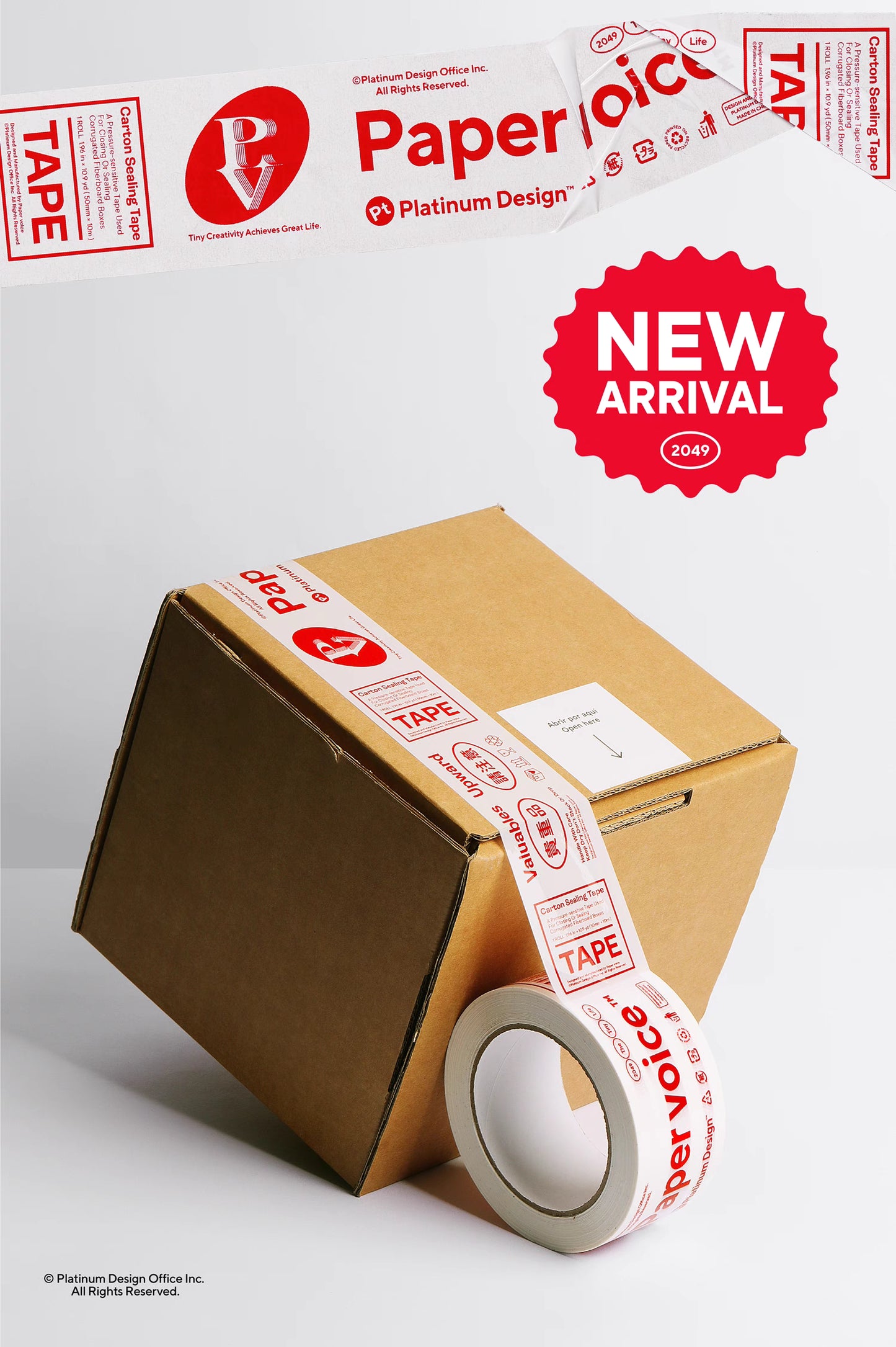 Paper voice® BOX TAPE