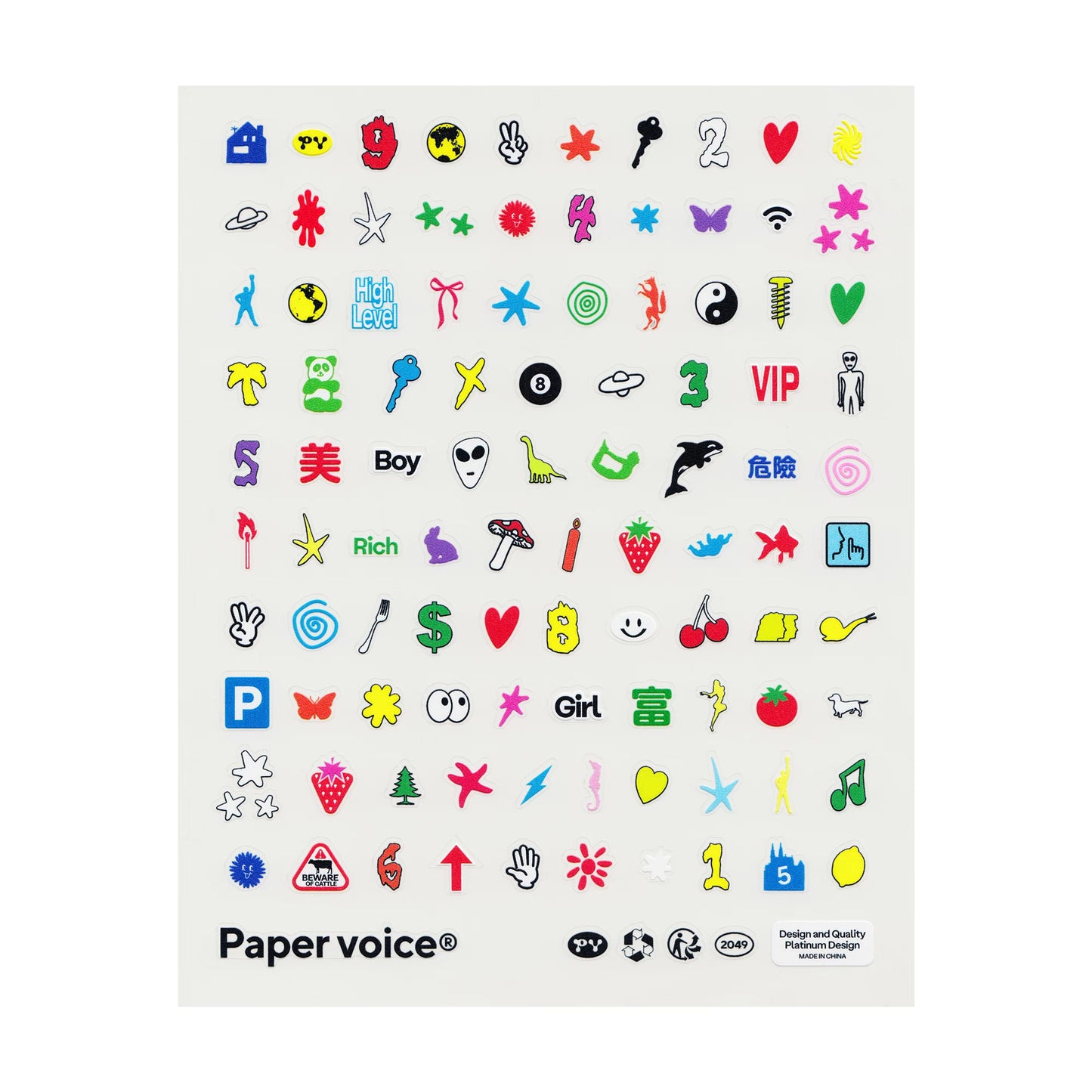 Paper voice® NAIL STICKERS 2.0