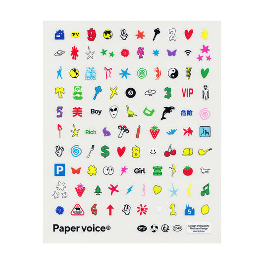 Paper voice® NAIL STICKERS 2.0