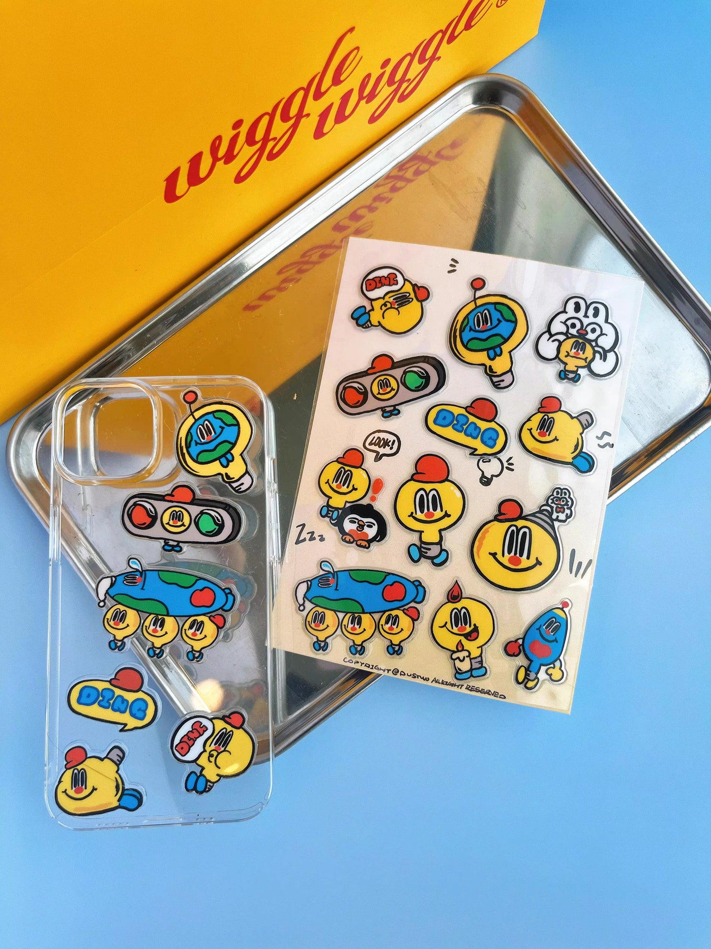 DUSTWO® LIGHT BULB BUBBLE STICKERS