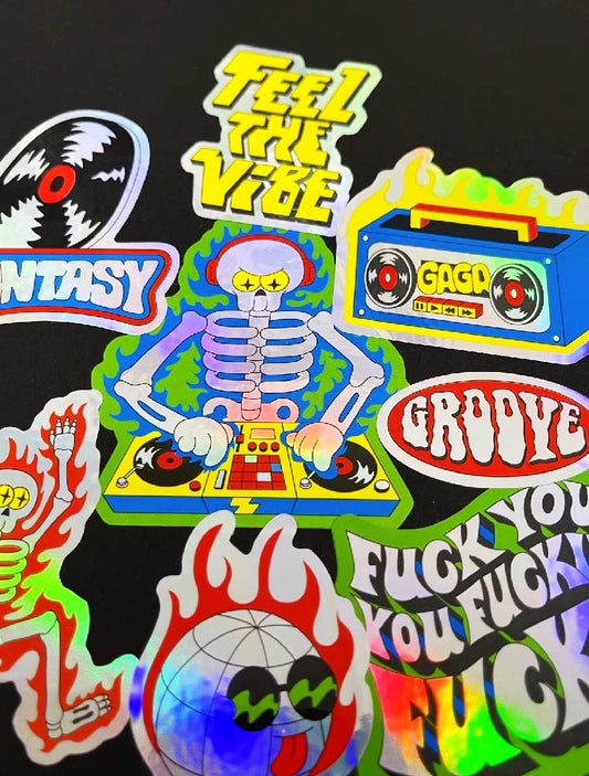 THUNDER MART® "DJ" STICKERS