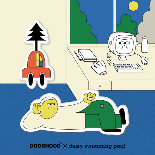 DOOGHOOD® × daisy swimming pool MAGNET