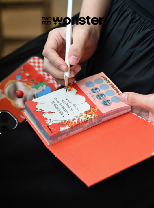 Two Feet Monster® "DRINK WATER" MEMO PAD